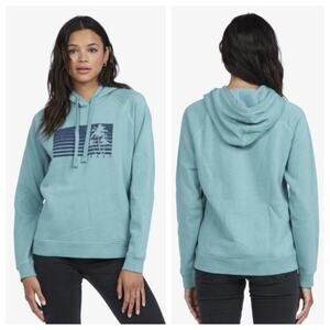 Roxy Women's Go For It Hoodie Teal Size L